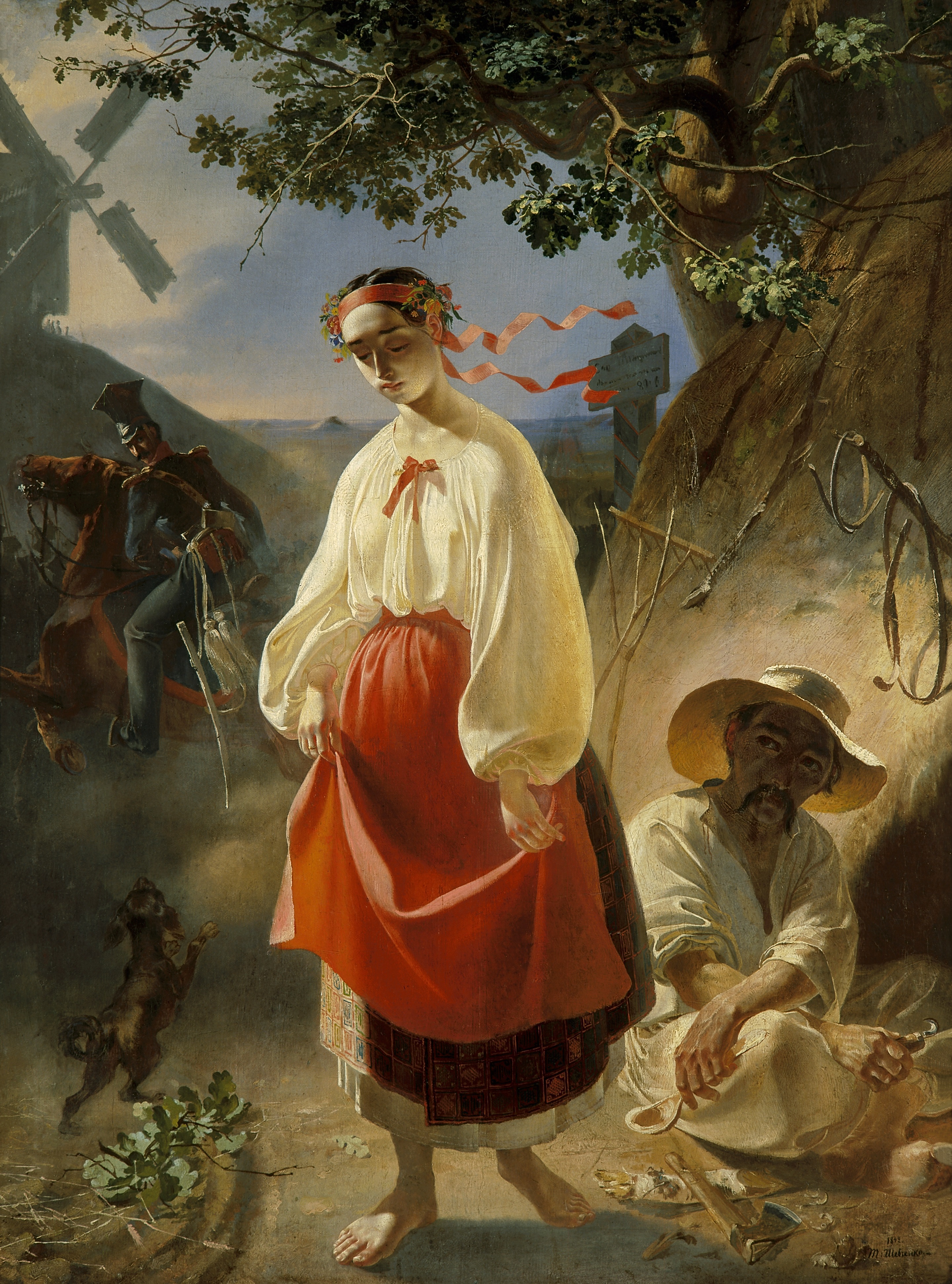 Kateřina, olejomalba (1842)