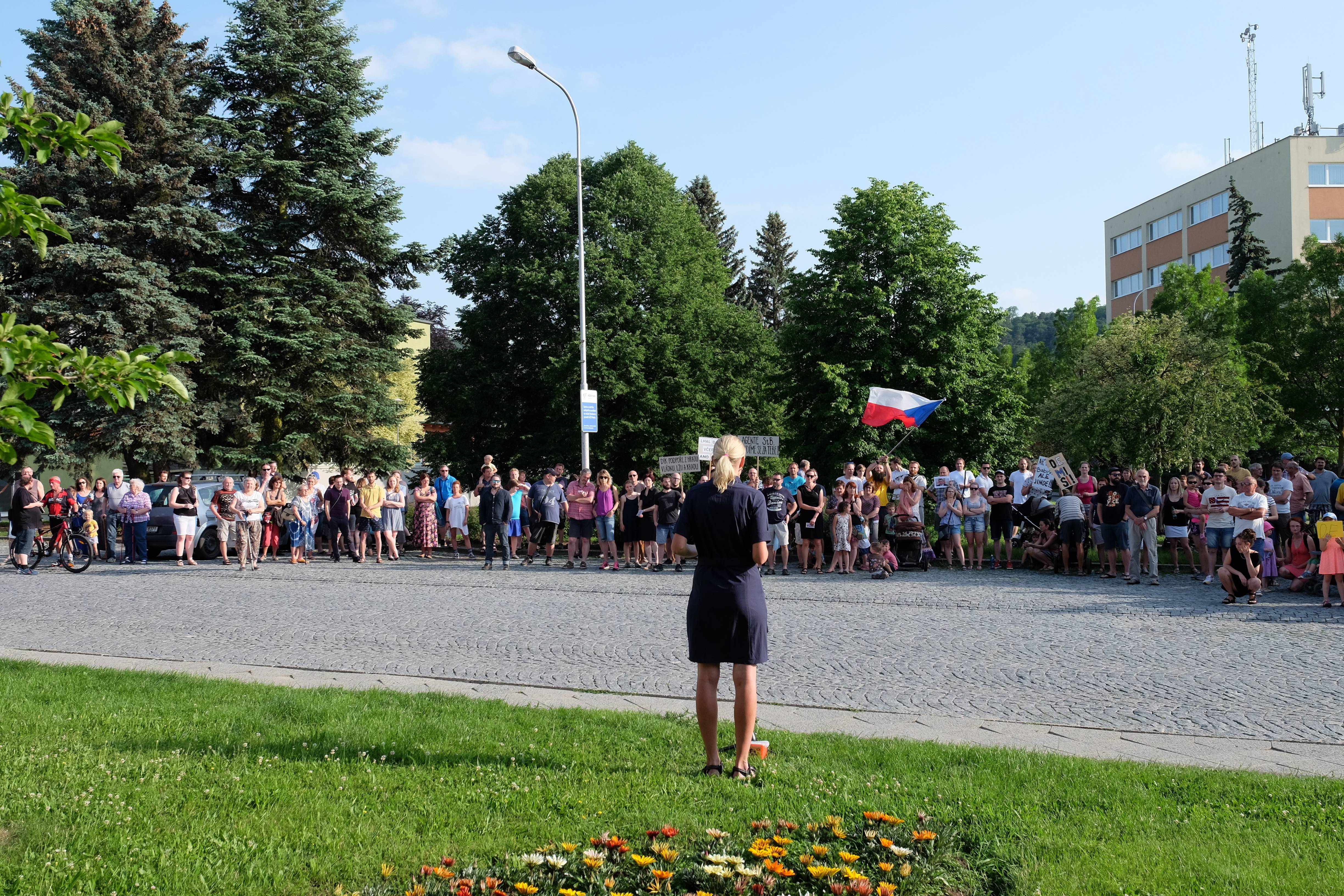 Demonstrace v Boskovicích